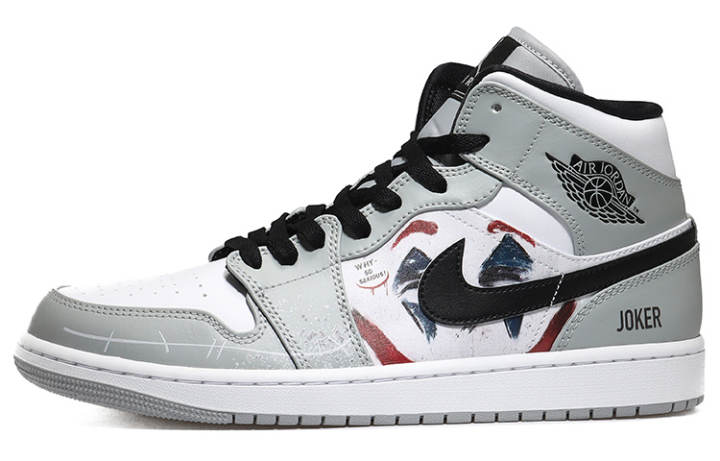 Jordan Jordan Air Jordan 1 Mid Leather Cushioning Slip Resistant Abrasion Resistant