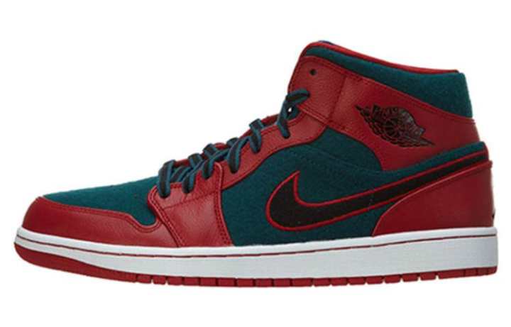 Jordan Jordan 1 Mid Gym Red Black Dark Sea