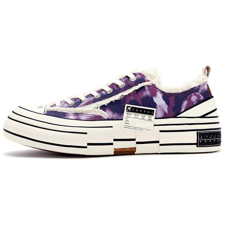 XVESSEL Street Dance Ⅲ x VESSEL G.O.P.Lows Low top Canvas Shoes Unisex Purple