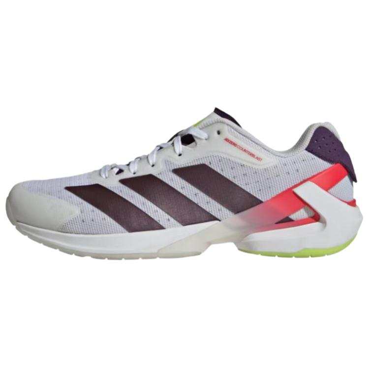 Adidas Adidas Adizero Abrasion Resistant Low top Training Shoes Men's White Purple Pink