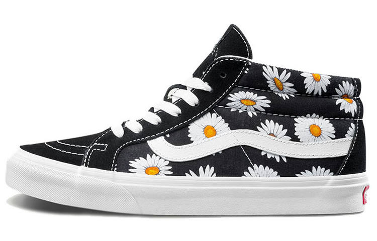 Vans Vans SK8 Mid Flower Pattern 'Black White'