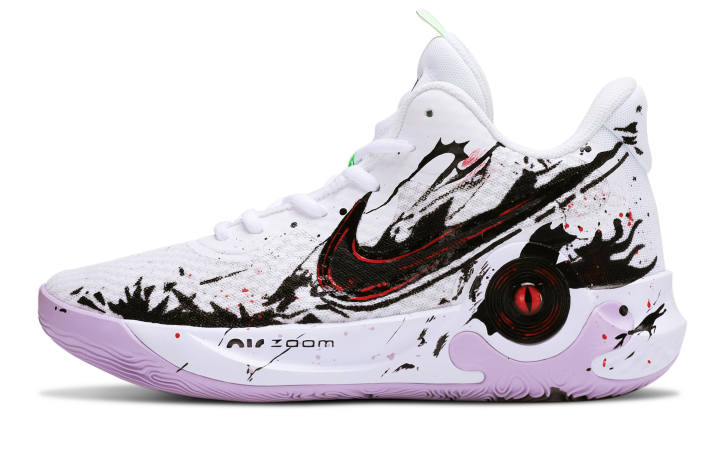Nike Nike KD Trey 5 IX Mid top Vintage Basketball Shoes Unisex White Black