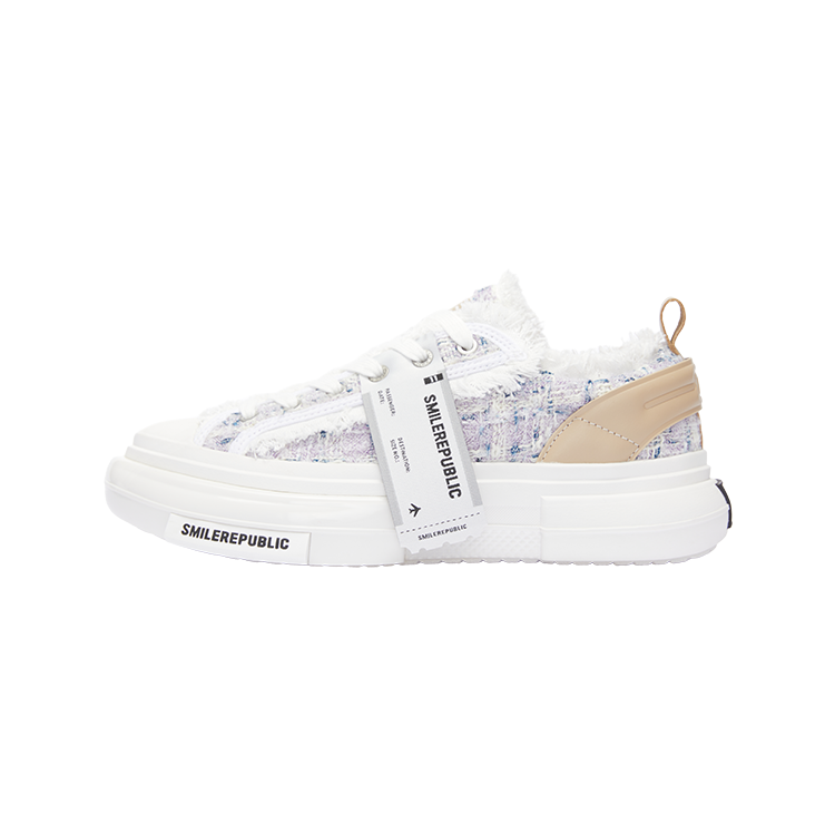 SMILEREPUBLIC Slip Resistant Abrasion Resistant Low top Canvas Shoes Unisex Light Purple