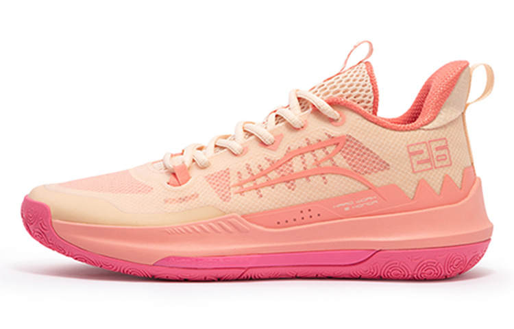 361° DVD Team Red Coral Game Ready Low top Basketball Shoes Men's Pink