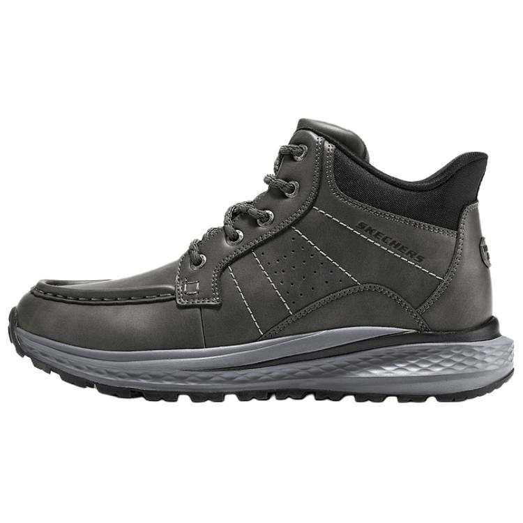Skechers Relaxed Fit Synthetic Leather Abrasion Resistant Abrasion Resistant Mid top Mountaineering Shoes Men's