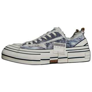XVESSEL Peace And After x VESSEL Abrasion Resistant Breathable Low top Canvas Shoes Unisex Dark Gray