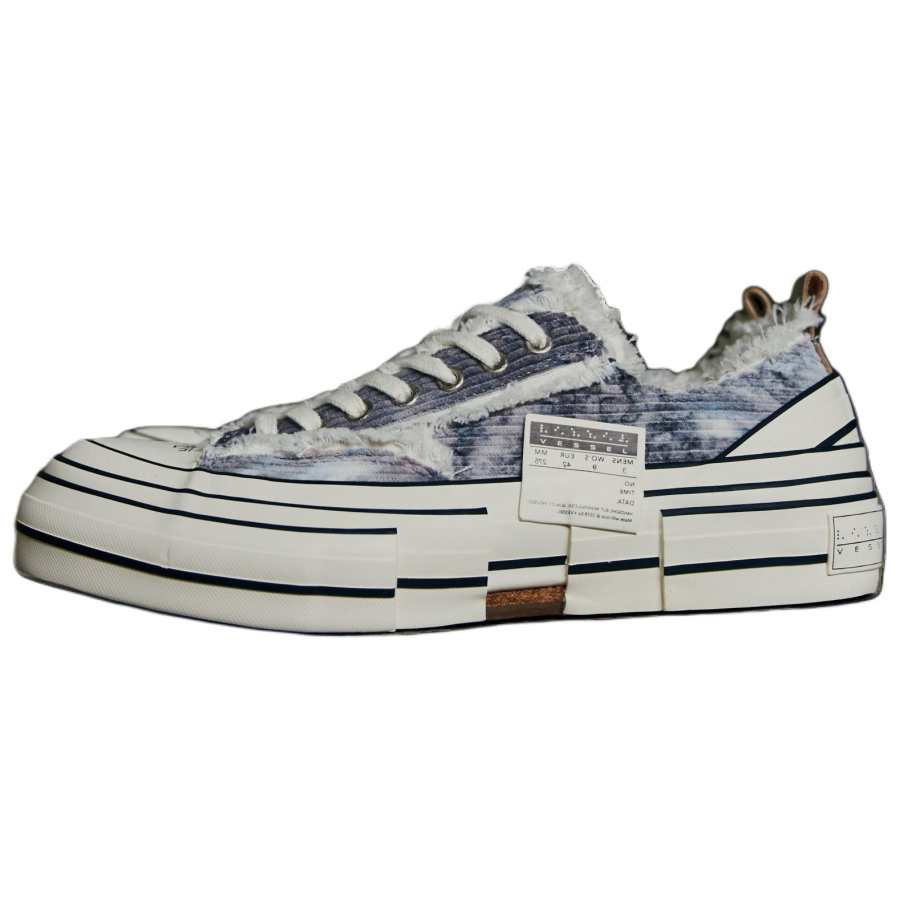 XVESSEL Peace And After x VESSEL Abrasion Resistant Breathable Low top Canvas Shoes Unisex Dark Gray