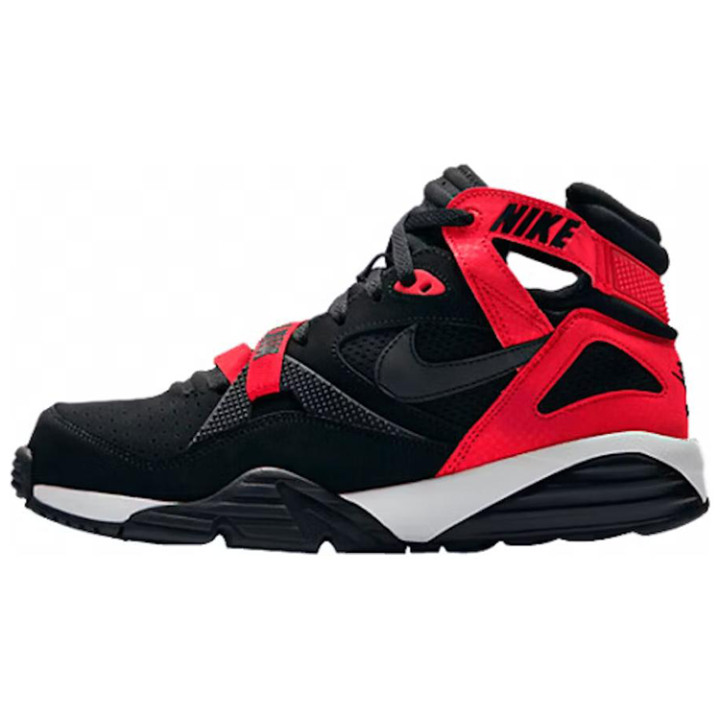 Nike Nike Air Trainer 91 Cushioning, Wear Resistant High top Training Shoes Men's Black Red