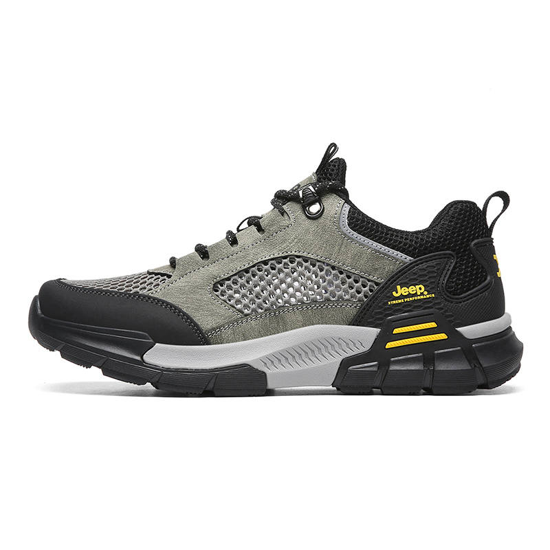 Jeep Low top Mountaineering Shoes Men's Gray