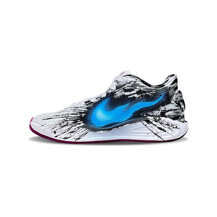 Nike Nike GT Hustle Academy Tower Rabbit Cushioning, Wear Resistant Low top Basketball Shoes Unisex Sky Blue