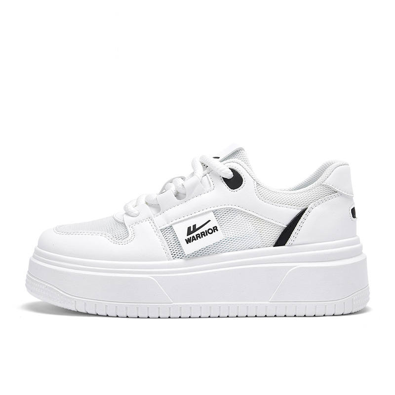 WARRIOR Warrior Height Increasing Quick Dry Low top Skateboard Shoes Women's White