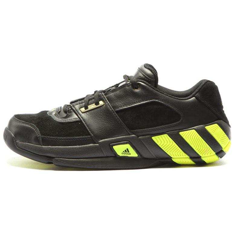Adidas Adidas Slip Resistant Abrasion Resistant Low top Basketball Shoes Men's Black