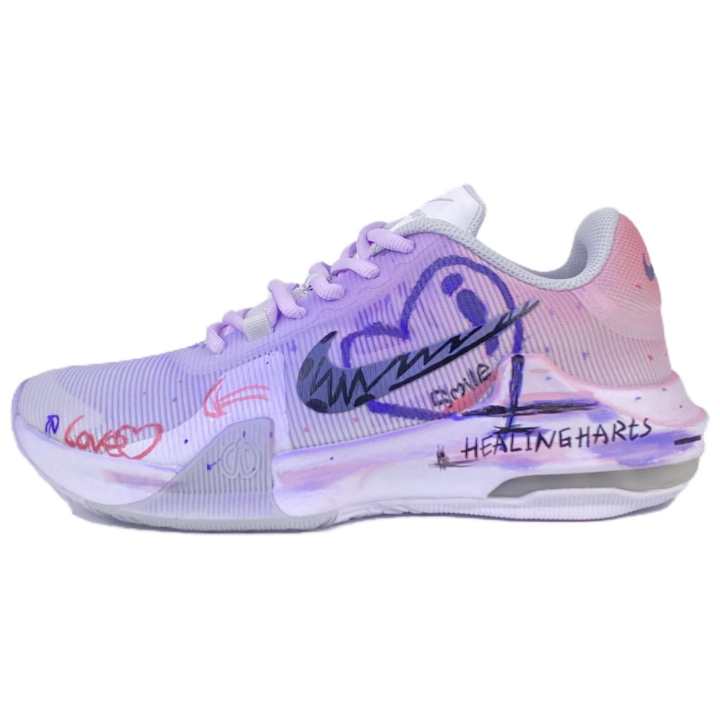 Nike Nike Air Max Impact Fabric Cushioning Slip Resistant Abrasion Resistant Breathable Coverage Low top Basketball Shoes
