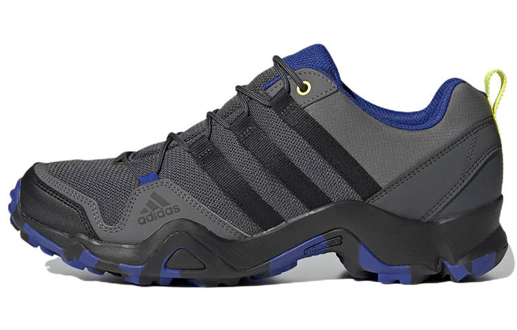 Adidas Adidas Terrex Ax2r Senderismo Slip Resistant Abrasion Resistant Low top Mountaineering Shoes Men's Black Blue