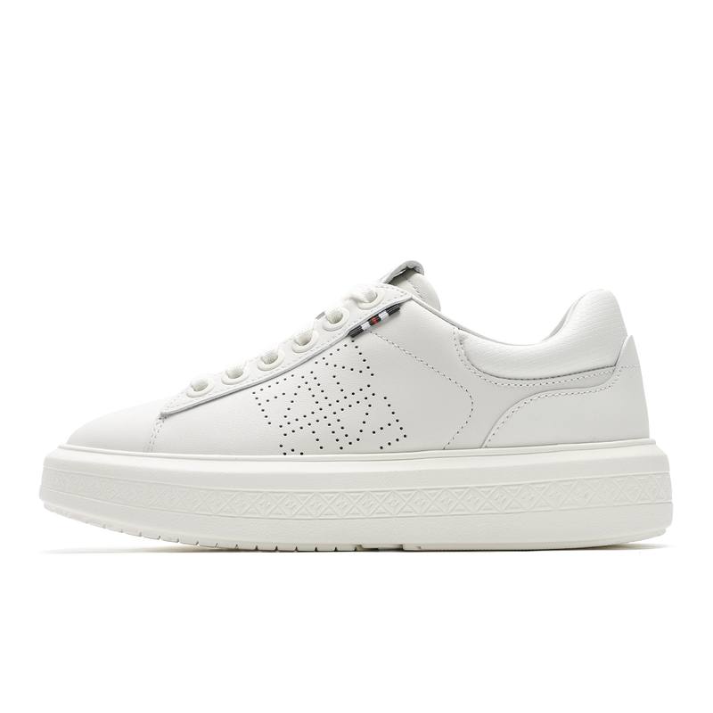 FILA BASELINE Abrasion Resistant Low top Skateboard Shoes Women's White