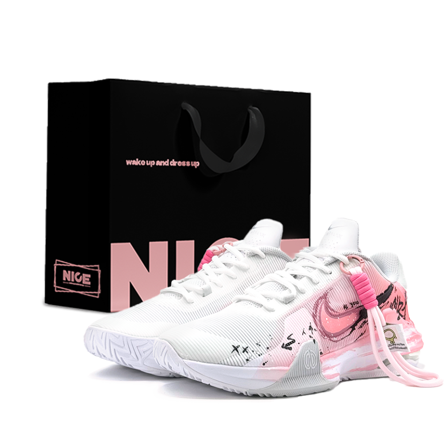 Nike Nike Air Max Impact 4 Pink Cherry Blossom Wind Shopping Bag Fashion Trend Mesh Mid top Basketball Shoes Unisex