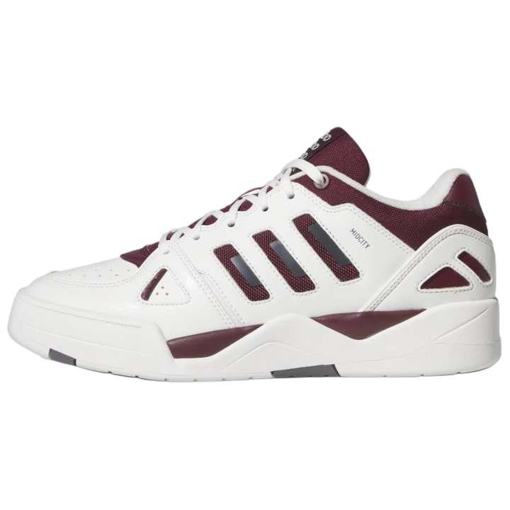 Adidas Midcity Adidas Low 'White Maroon'