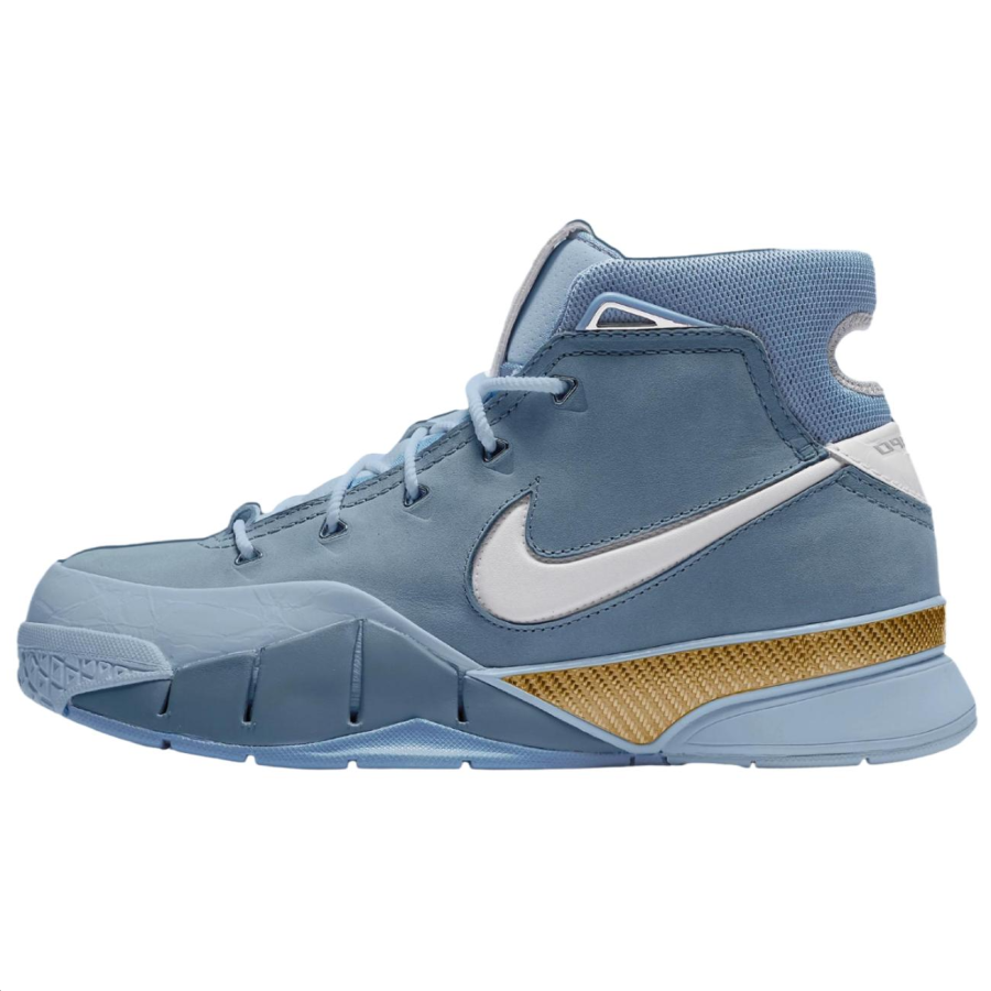 Nike Nike Zoom Kobe 1 Support Lightweight Basketball Shoes Unisex Blue