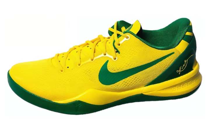 Nike Nike Kobe 8 Low top Basketball Shoes Men's Yellow Green