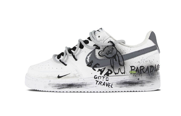 Nike Nike Court Vision 1 Street Graffiti, Doll Diary Slip Resistant Abrasion Resistant Slip Resistant Abrasion Resistant