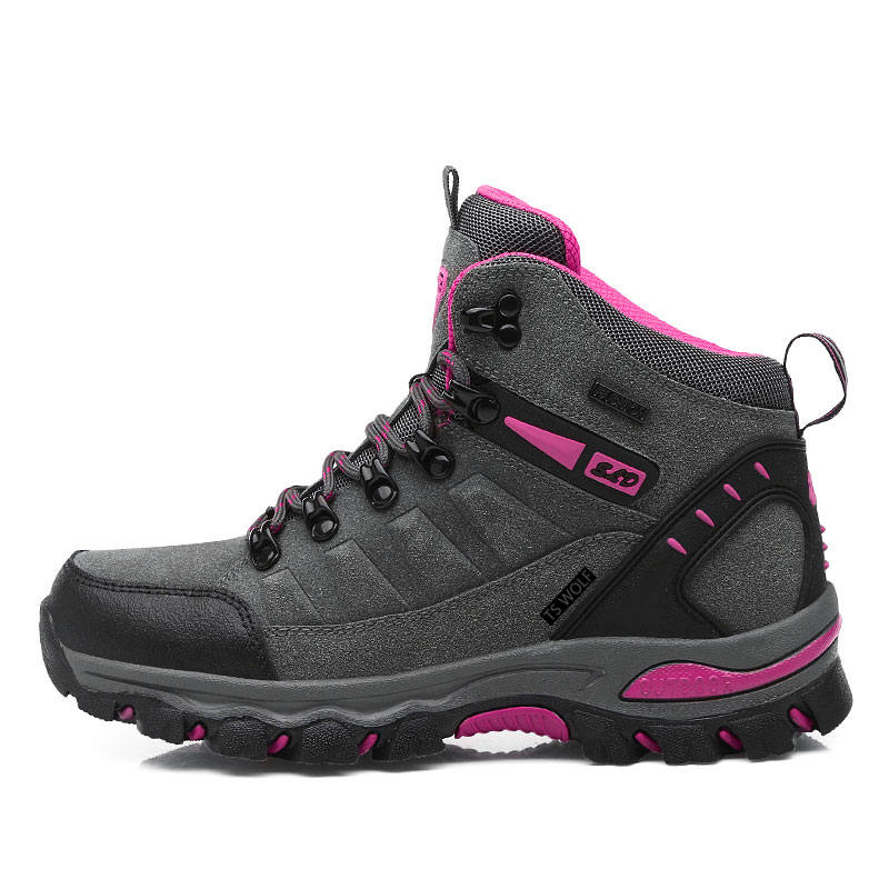 TANSENLANG Mid top Athletic Shoes/Mountaineering & Hiking Shoes Unisex Gray Pink