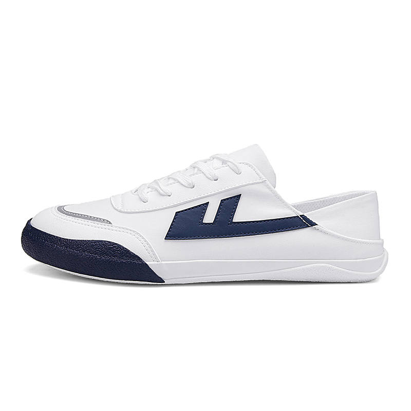 WARRIOR WARRIOR Canvas Shoes Unisex Low Top White/Blue