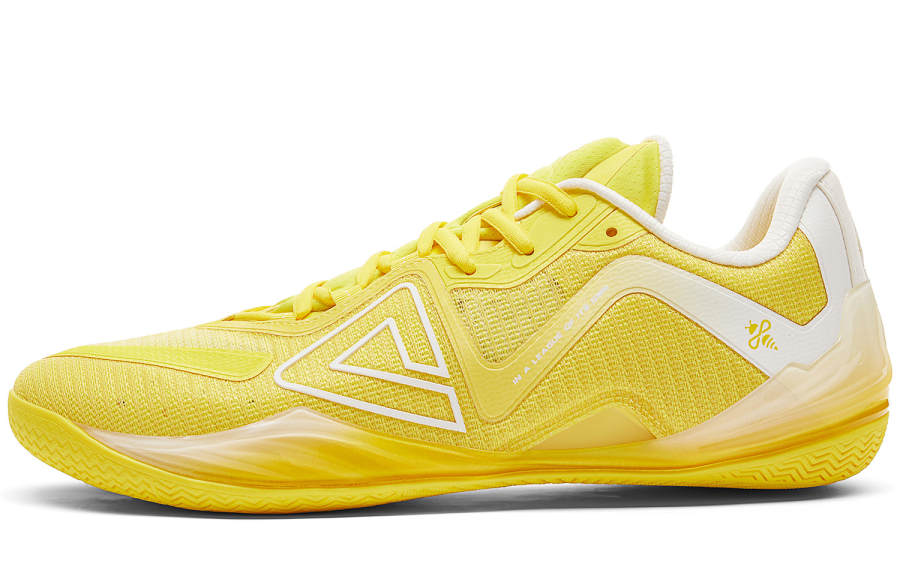 PEAK Taichi Undefeated Low top Basketball Shoes Men's Sparkling Yellow