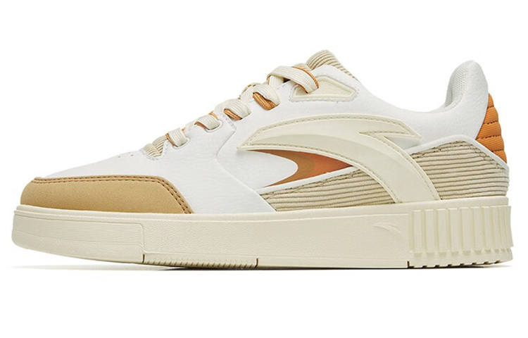 Anta 982 Low top Skateboard Shoes Women's White Brown