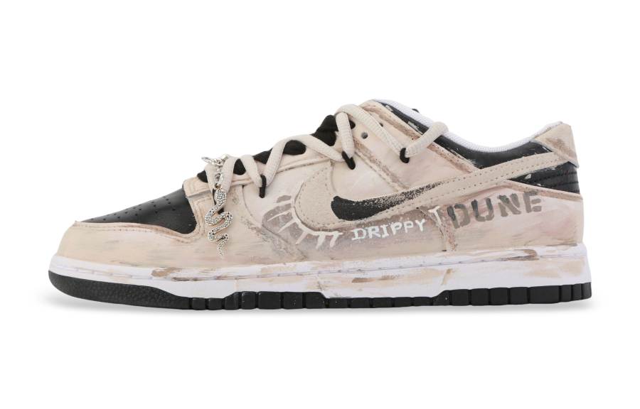Nike Nike Dunk Drippy Sand Worm Abrasion Resistant Low top Skateboard Shoes Men's Beige