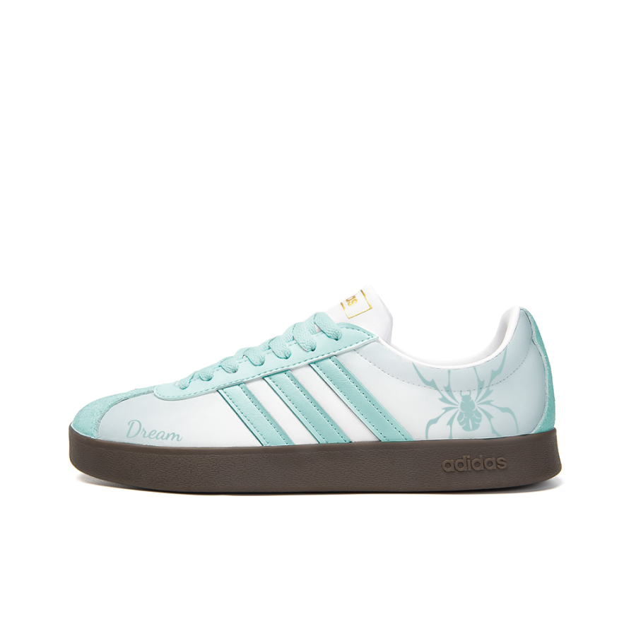 Adidas Neo VL Court 2.0 Slip Resistant Abrasion Resistant Low top Skateboard Shoes Unisex Green White