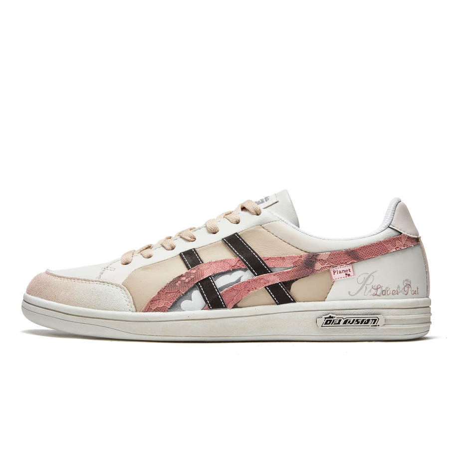 Onitsuka Tiger Advanti Skateboard Shoes Unisex Low Top Gray/Pink