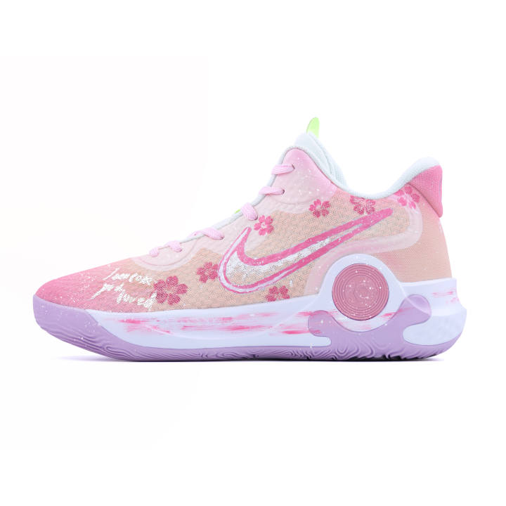 Nike Nike KD Trey 5 IX Pink Cherry Blossom Under The Moon Abrasion Resistant Lightweight Wear resistant And Lightweight