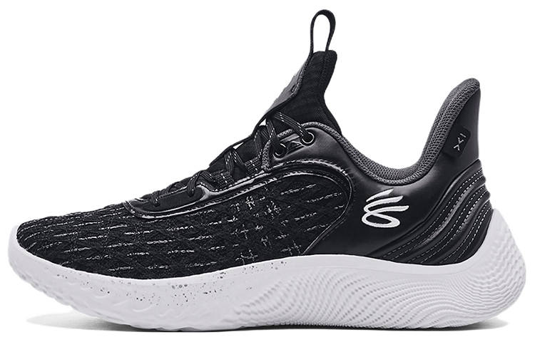 Under Armour Curry 9 Low top Basketball Shoes Unisex Black White