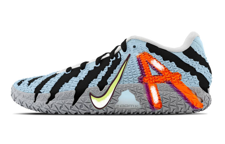 Nike Nike Ja Morant 3 Blue Elf Abrasion Resistant Low top Basketball Shoes Unisex Black Blue