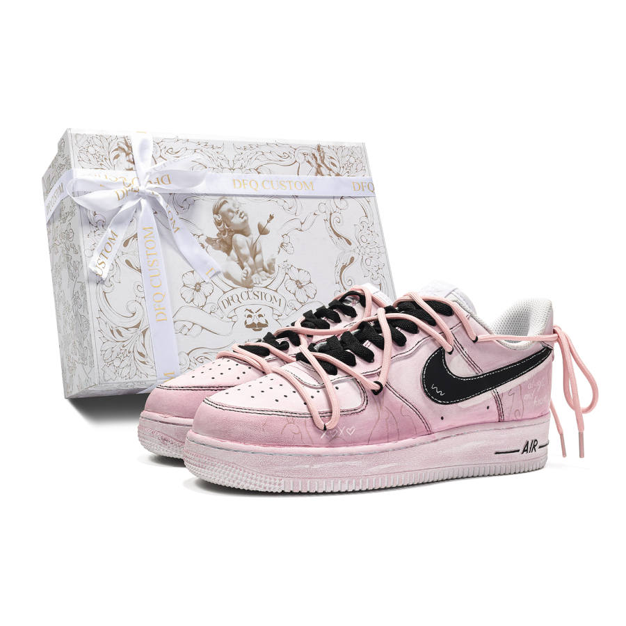 Nike Nike Air Force 1 Da Vinci Custom, Box, My Slip Resistant Quick Dry Abrasion Resistant Balance