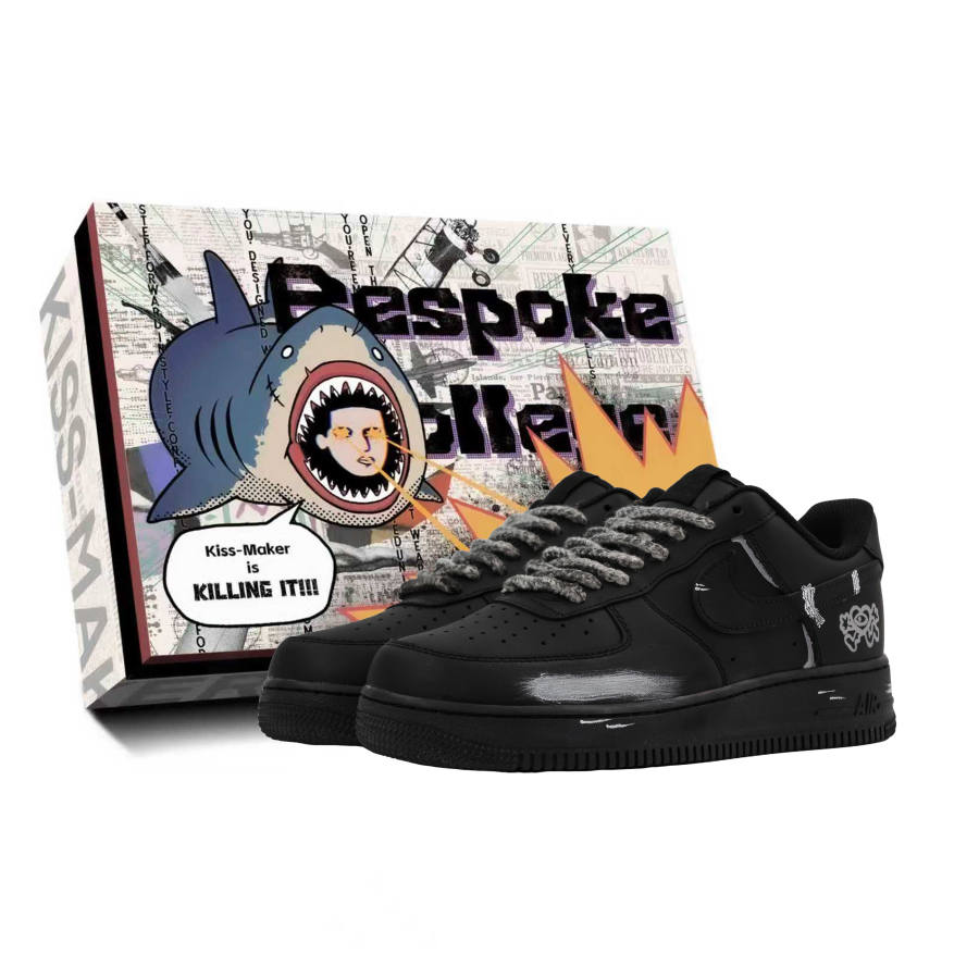 Nike Nike Air Force 1 Synthetic Leather Cushioning, Impact Resistance, Height Increasing Low top Skateboard Shoes Unisex