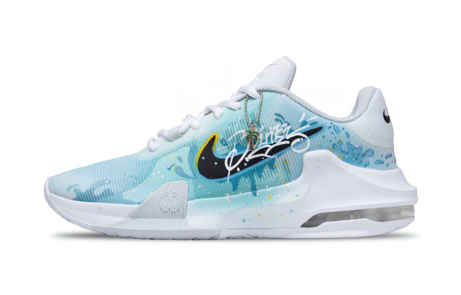 Nike Nike Air Max Impact 4 Tropical Surfing, Photosynthetic Power Slip Resistant Abrasion Resistant Low top Basketball Shoes