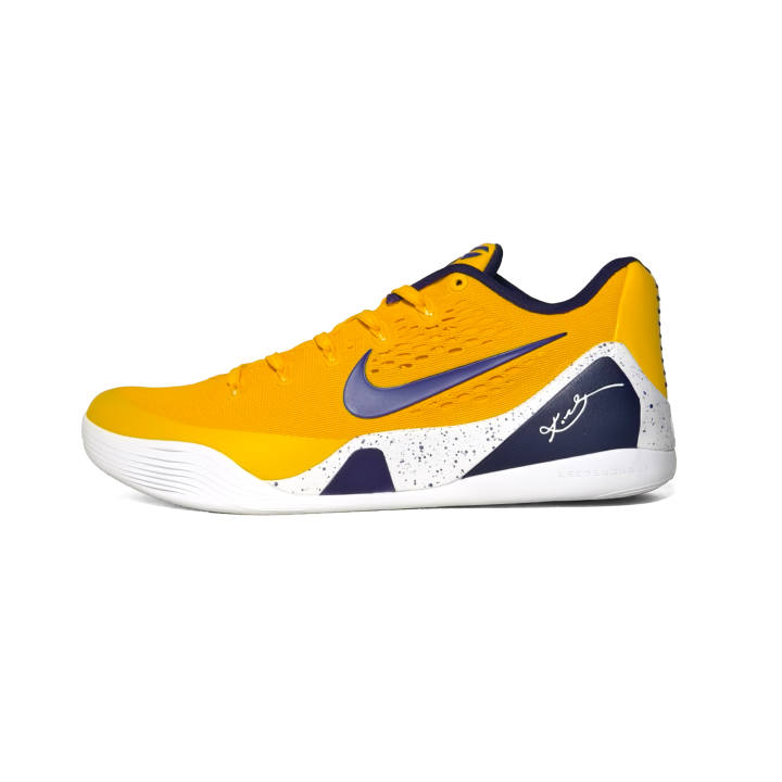 Nike Nike Kobe 9 Abrasion Resistant Low top Basketball Shoes Unisex Yellow