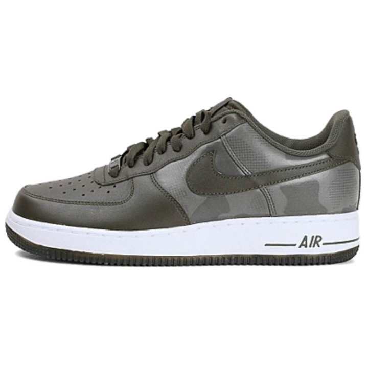 Nike Nike Air Force 1 Slip Resistant Abrasion Resistant Low top Skateboard Shoes Men's Dark Green