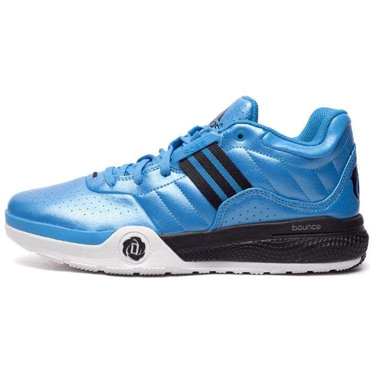Adidas Adidas Slip Resistant Abrasion Resistant Low top Basketball Shoes Men's Blue