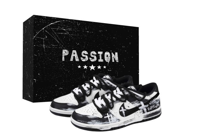 Nike Nike Dunk Cross Ash Low top Skateboard Shoes Unisex Black