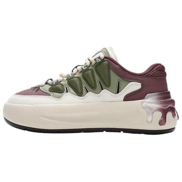 FILA CARROT 1 Abrasion Resistant Low top Skateboard Shoes Women's Purple
