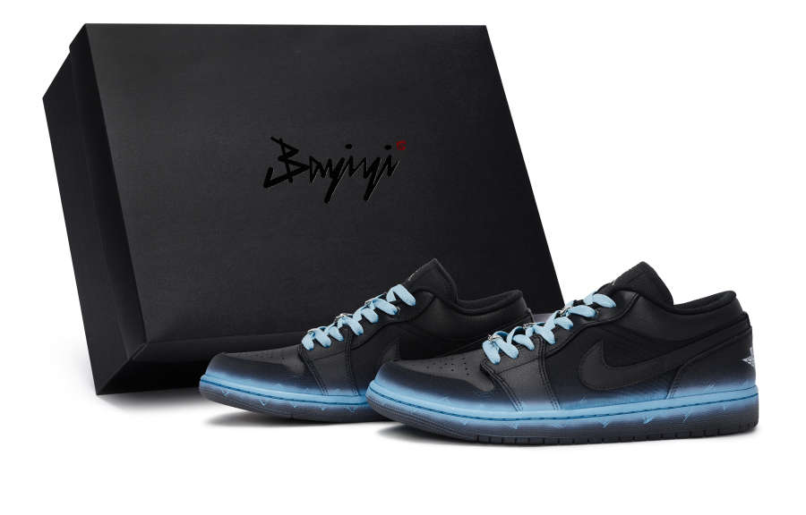 Jordan Jordan Air Jordan 1 811 Manufacturing, Current Surge Blue, Special Shoe Box Abrasion Resistant Slip Resistant