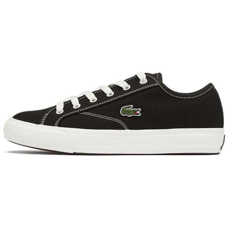 LACOSTE Backcourt Canvas Shoes Men's Black White