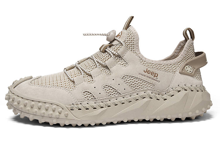 Jeep Low top Mountaineering Hiking Shoes Men's Sand