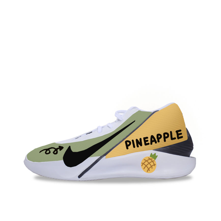 Nike Nike G.T. Jump Academy Cushioning, Wear Resistant High top Basketball Shoes Men's White Yellow