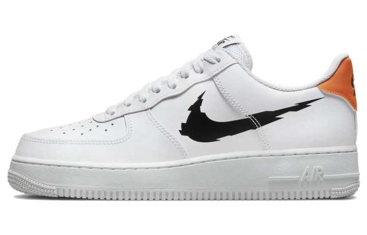 Nike Nike Air Force 1 Low '07 Glitch Swoosh White Orange