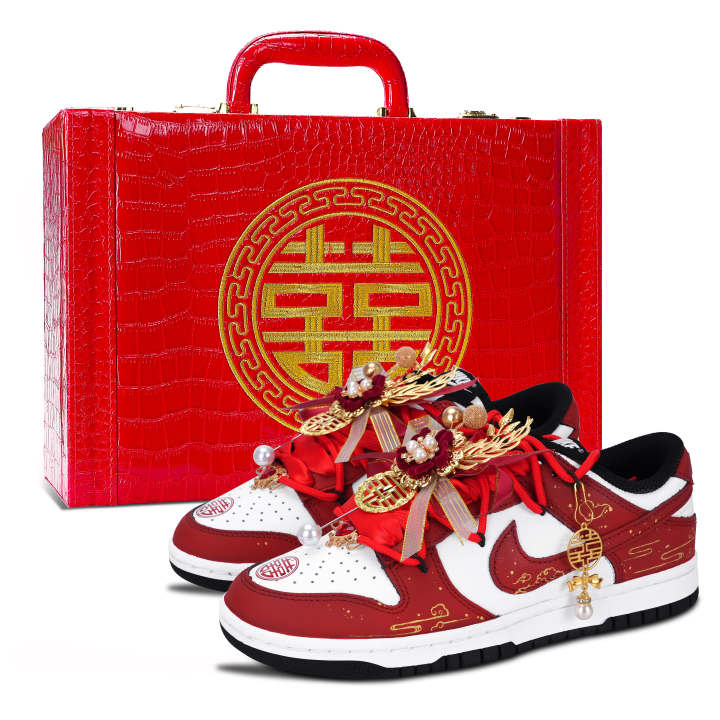 Nike Nike Dunk Black White, Long Xiangshi Abrasion Resistant Abrasion Resistant Low top Skateboard Shoes Unisex Red