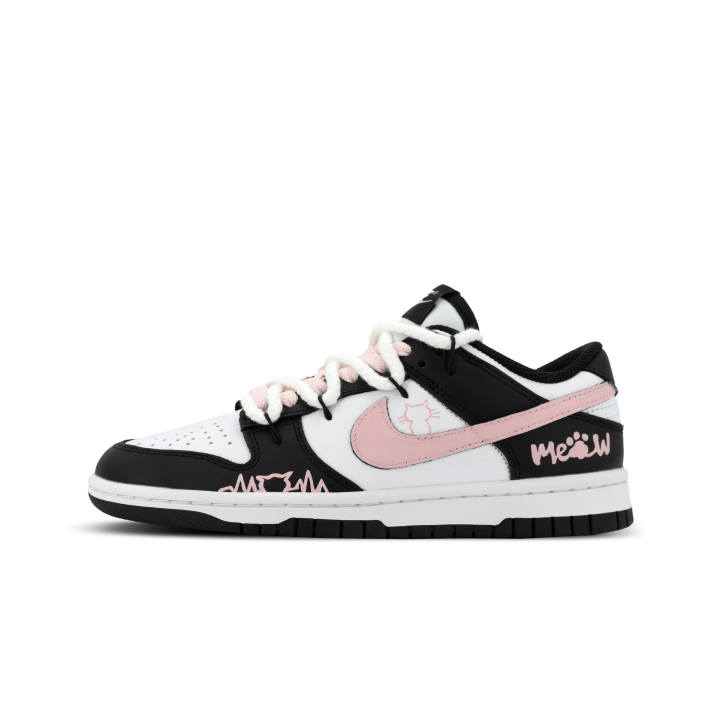 Nike Nike Dunk Orangutan Mischief XJDD Sweet Kitten Low top Skateboard Shoes Unisex Black Pink
