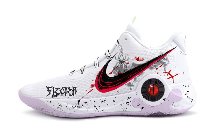Nike Nike KD Trey 5 IX Black Fairy Tales Mid top Basketball Shoes Unisex Red White